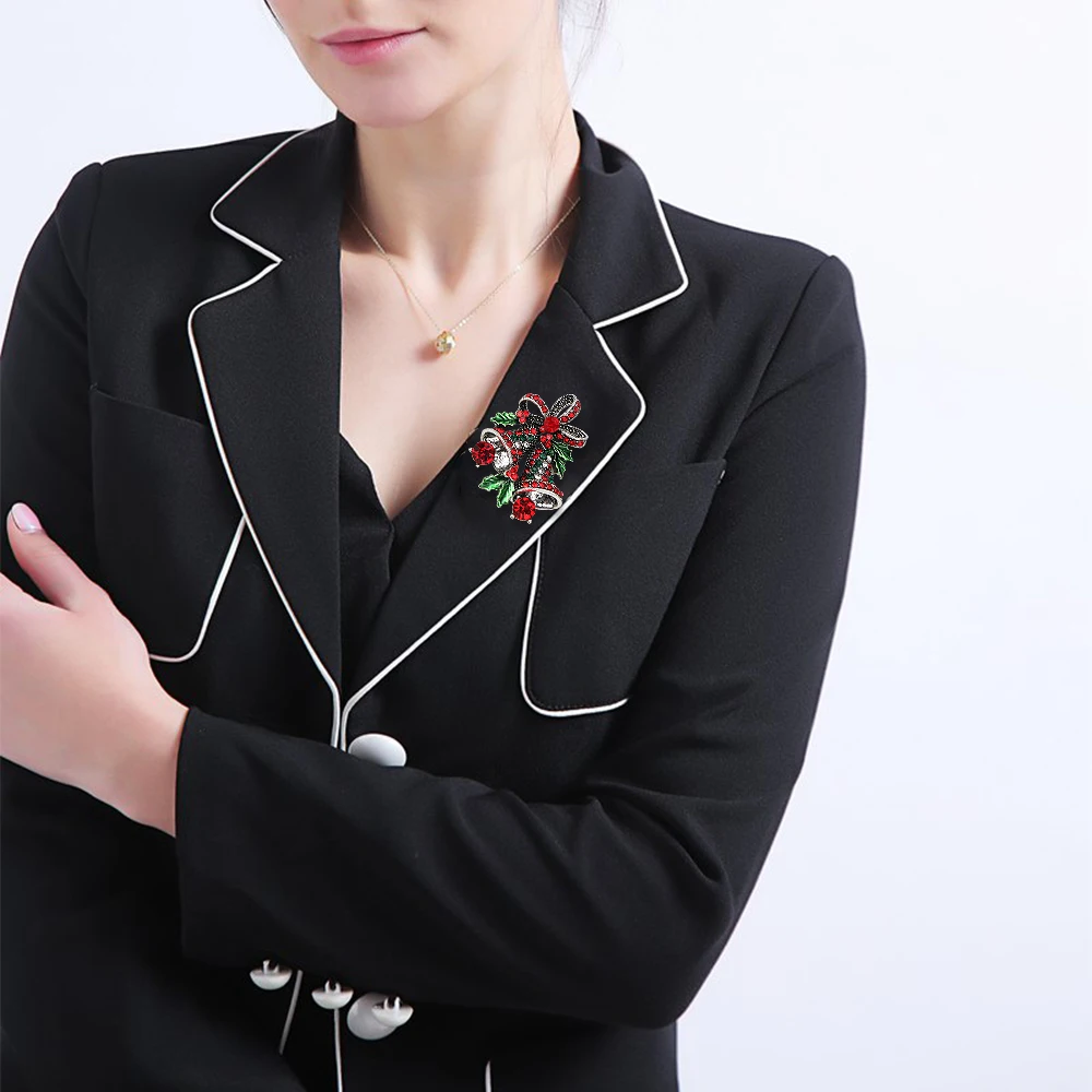 HOOMIN костюм контакты колокольчики броши ювелирные изделия в винтажном стиле