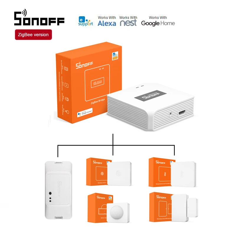SONOFF Zigbee Bridge / SNZB 01 02 03 04 BASICZBR3 ZBMINI DIY Switch Smart Home с Alexa Google Home|Смарт-гаджеты| |