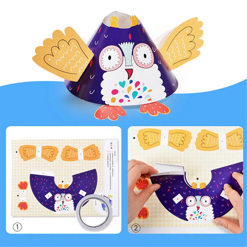 3D оригами Бумажная книга Детский Набор для творчества ручная работа красочные