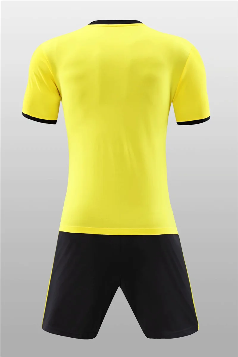 Для взрослых и детей трикотажная Футбольная форма без надписей с коротким