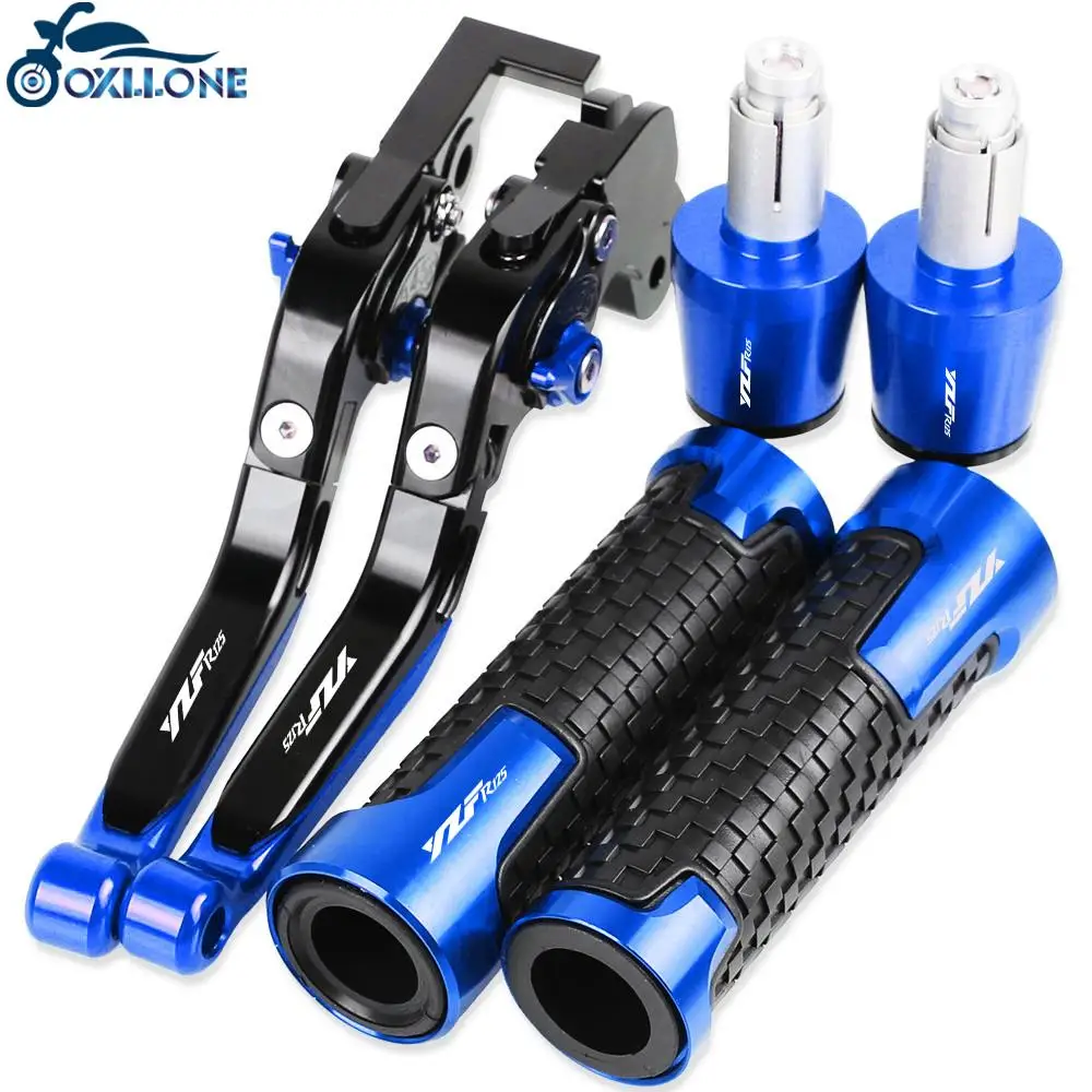 

YZF R125 Motorcycle Adjustable Extendable Brake Clutch Levers Handlebar Hand Grips ends For YAMAHA YZFR125 YZF-R125 all years