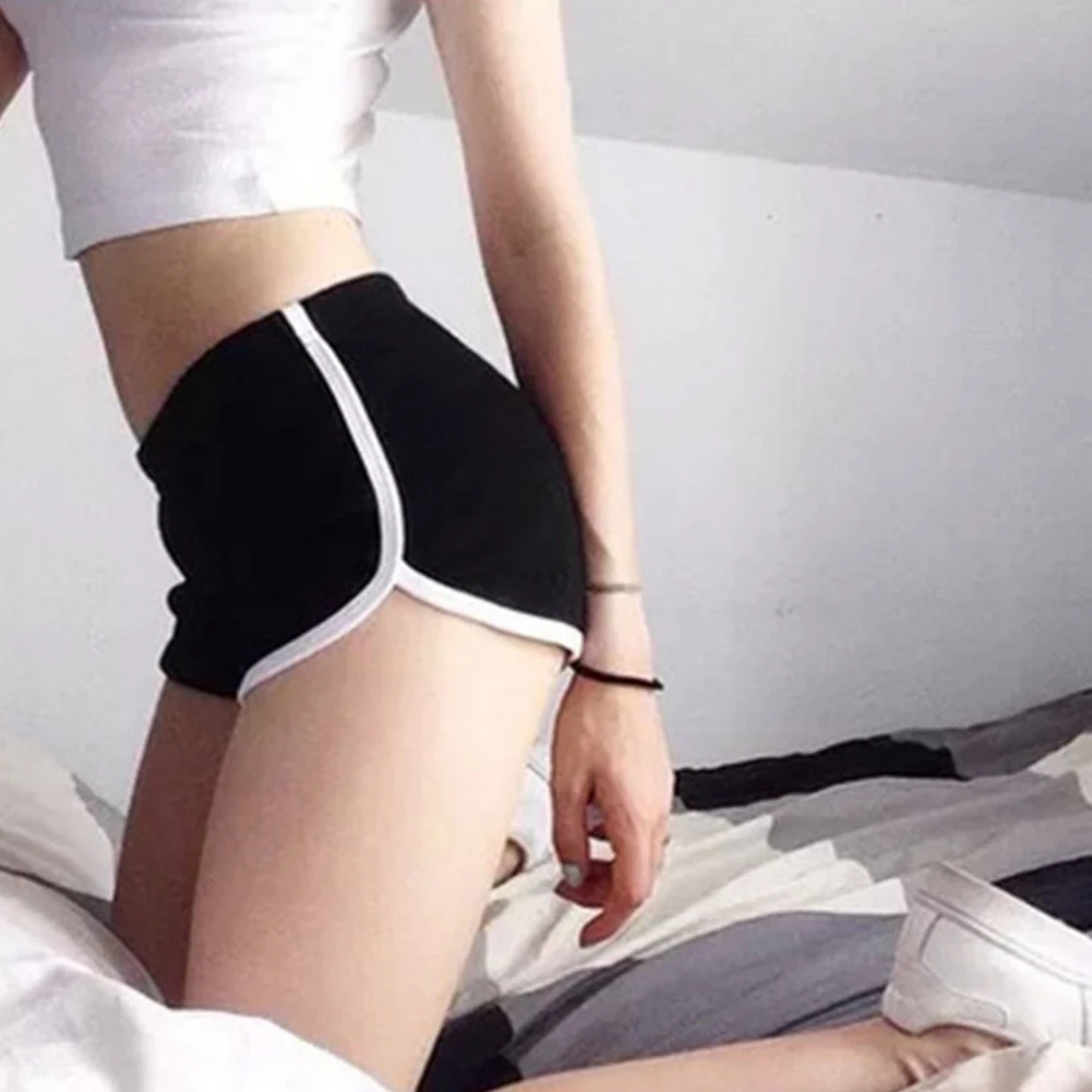 

2021 Sport Shorts Women High Waist Elasticated Seamless Fitness Leggings Push Up Gym Training Gym Tights Pocket Short