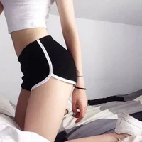 2021 sport shorts women high waist elasticated seamless fitness leggings push up gym training gym tights pocket short