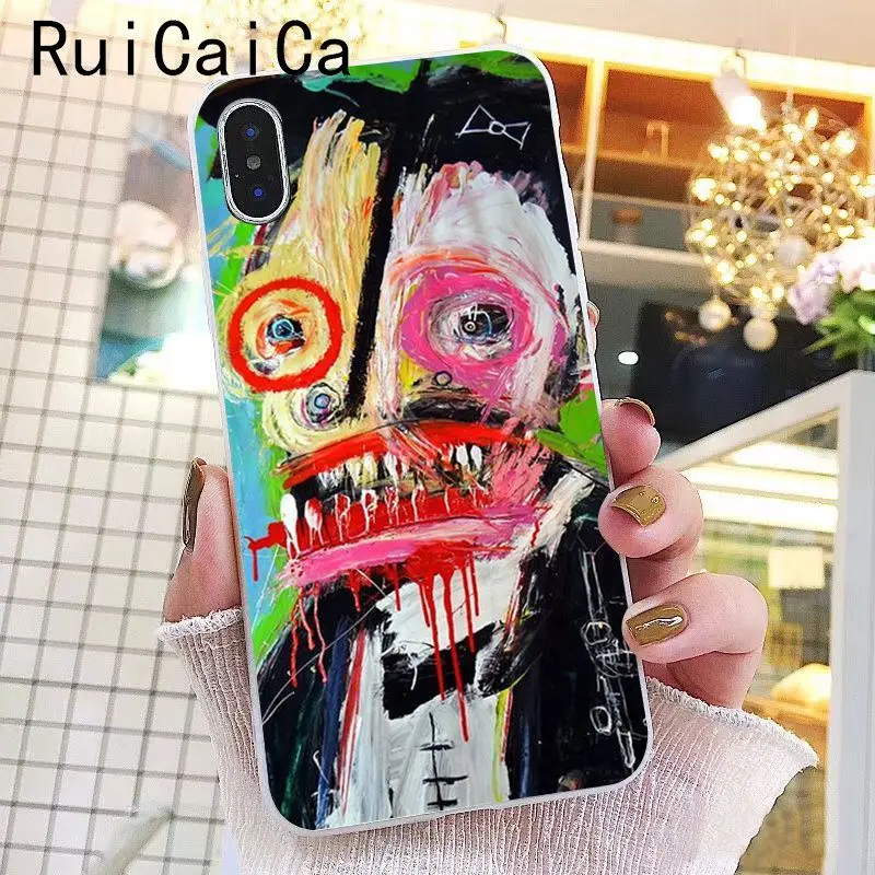 Чехол Ruicaica Jean Michel Basquiat Art Graffiti Smart чехол для телефона iPhone 6S 7 7plus 8 8Plus X Xs MAX 5 5S XR 11 Pro Max