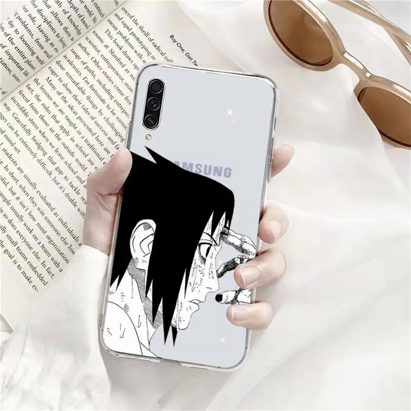 

Anime Naruto Uchiha Itachi Phone Case Transparent for Samsung A71 S9 10 20 HUAWEI p30 40 honor 10i 8x xiaomi note 8 Pro 10t 11