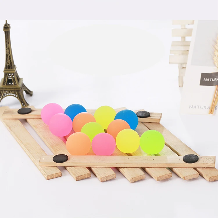 

30 мм матовый цветной яркий цветной Hi bounce Забавный игрушечный мяч резиновый надувной мяч эластичный резиновый мяч для детей