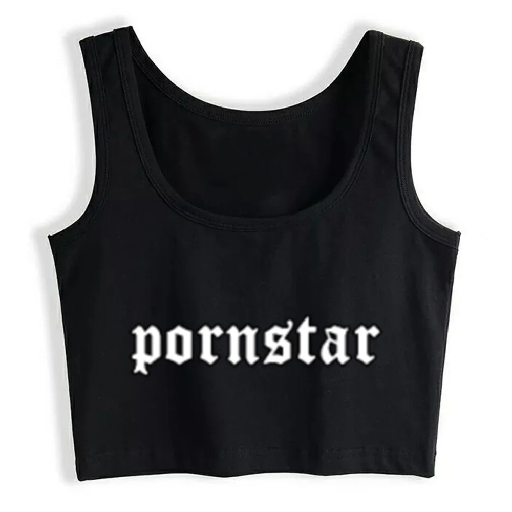 

Crop Top Women Pornstar Soft Grunge Aesthetic Sad Eboy Egirl Gothic Harajuku Grunge Emo Tank Top Female Clothes