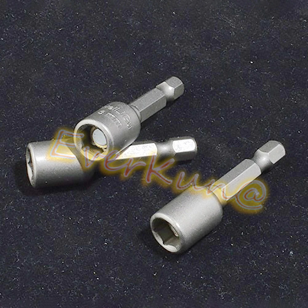 5/10 шт. Магнитный шуруповерт шестигранная гайка торцевой ключ 1/4 дюйма хвостовик