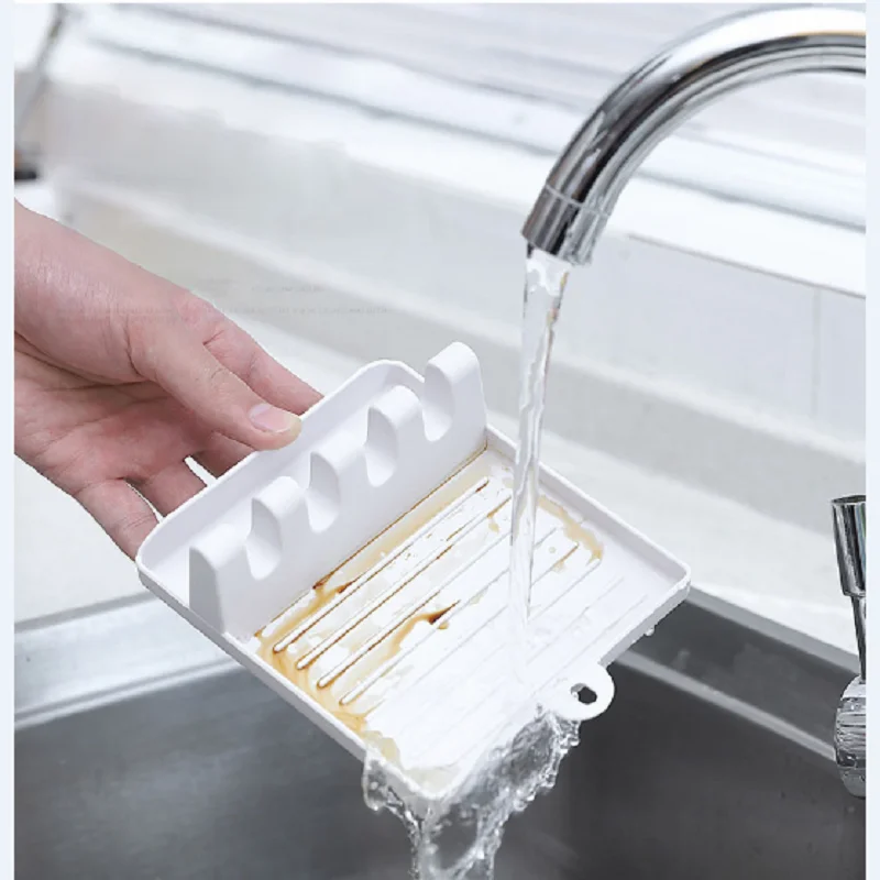 Кухонные принадлежности для готовки полка хранения Подставка под ложку карман