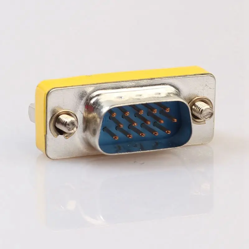 DB15 MINI Gender Changer адаптер RS232 Com D Sub для мужчин и женщин штепсельный разъем VGA 15