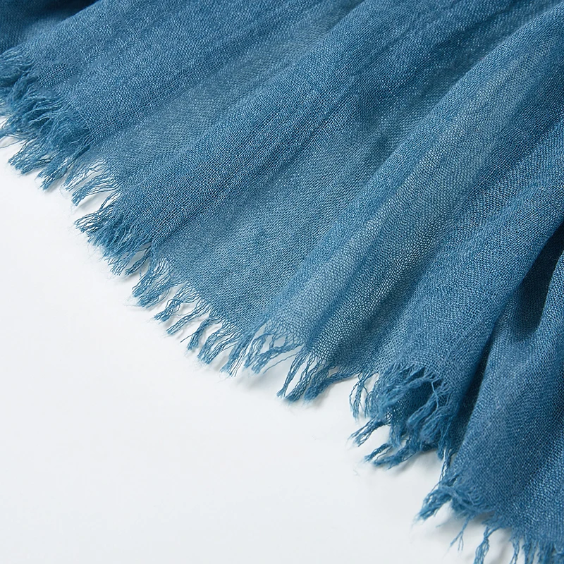 

Cotton Women Hijabs Ladies Simple Solid Long Shawl Head Scarf Female Daily Wrap Hijab Plain Muslim 185cm*100cm