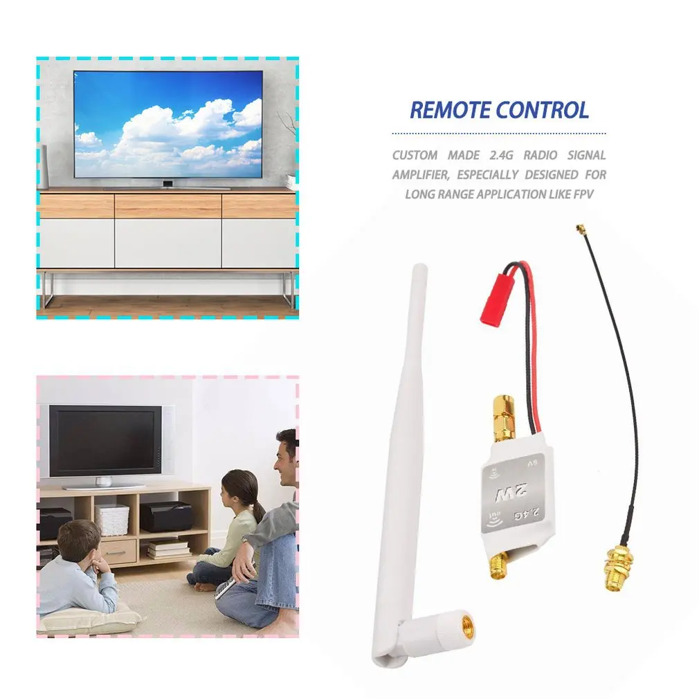 

2.4G Signal Booster Amplifier For DJI Phantom Transmitter FPV Extend Range Exquisitely Designed Durable