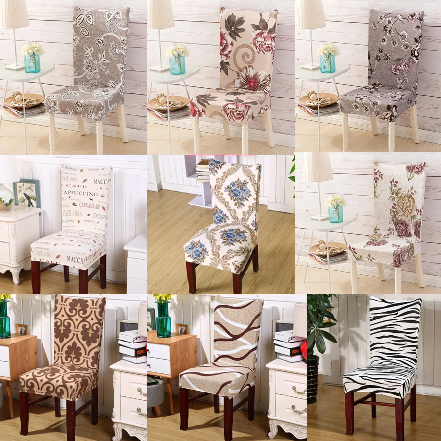 Эластичный эластичные чехлы на кресла спандекс для свадебной столовой офиса