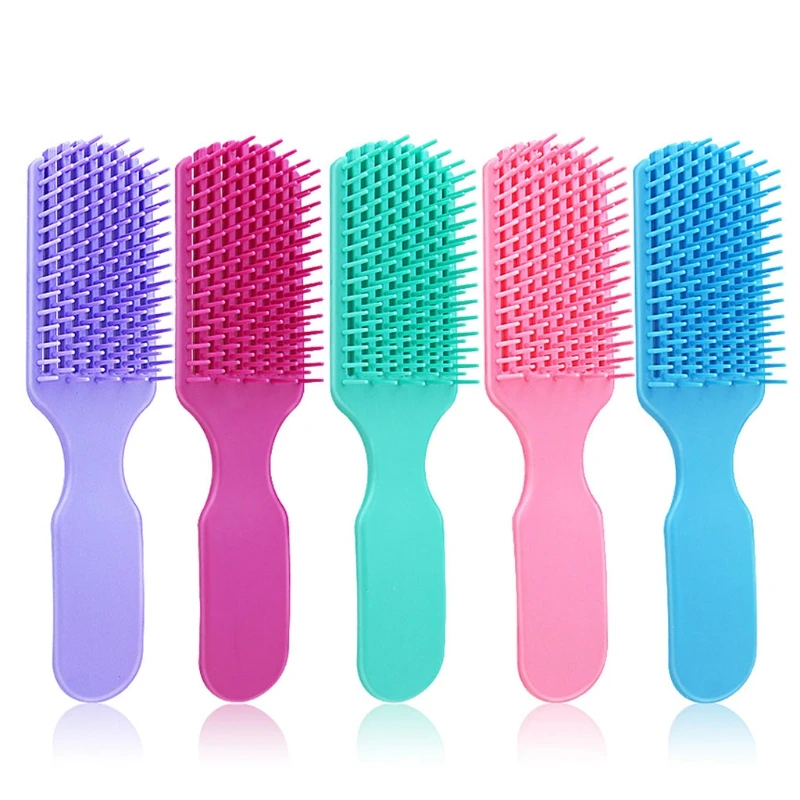 

K1KB Vented Brush Anti-Static Comb Detangling Haribrush Wet Dry Hair Hairdressing Styling Tools for Men Women