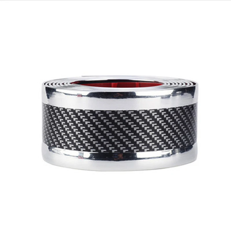 Car Sticker 5D Carbon Fiber Rubber Protector Door Sill Styling Bumper Strip Protectors Auto Accessories | Автомобили и мотоциклы