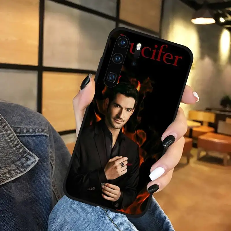 

American TV Degenerate angel Lucifer Phone Case Funda For Huawei P9 P10 P20 P30 Lite 2016 2017 2019 plus pro P smart