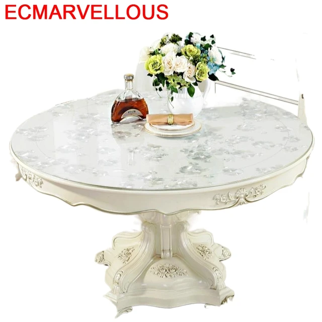 Tafel Kleed Cover Household Item Waterproof Shabby Chic Round Redonda Toalha De Mesa Tablecloth Manteles PVC Nappe Table Cloth