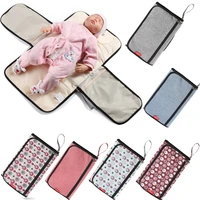 new waterproof multi function portable multifunction diaper changing bag pad baby mom clean hand folding mat infant care product