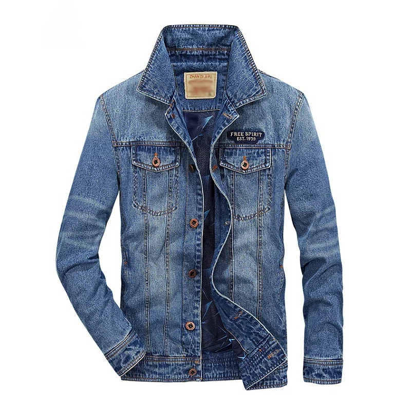 Новинка 2020 Повседневная облегающая Мужская джинсовая куртка женская бомбер