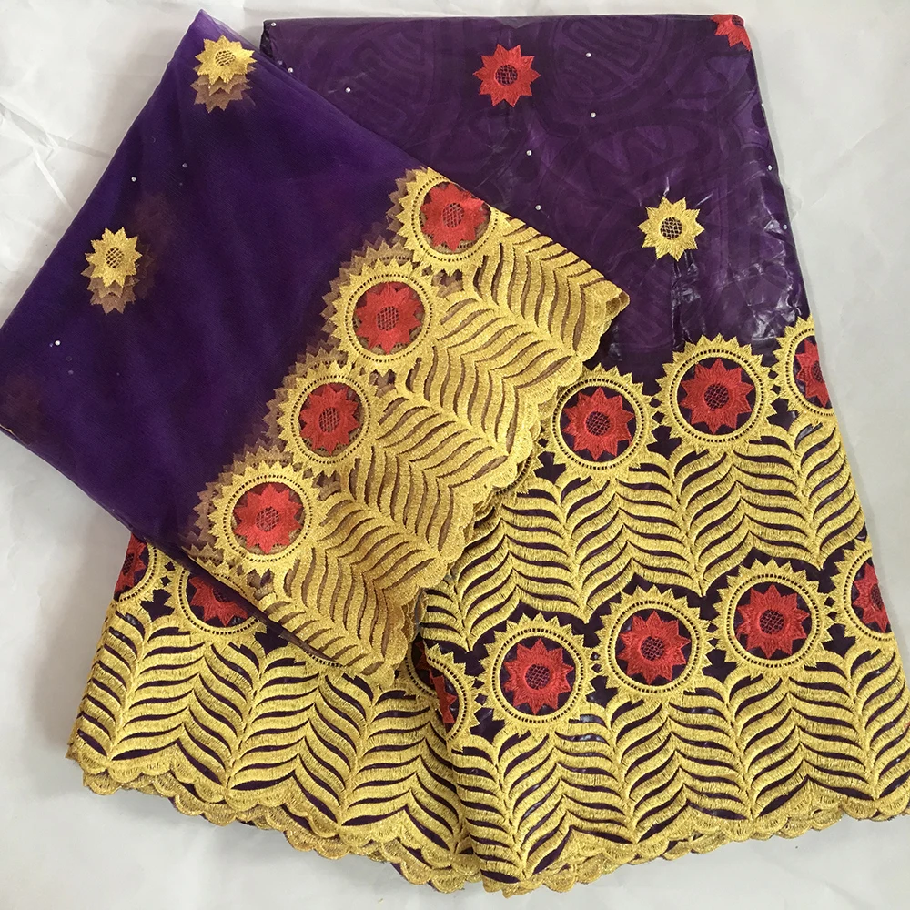 Новое поступление базин богатый 5 цветов африканская кружевная ткань тюль