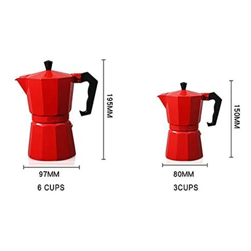 Алюминий мокко кофе горшок Итальянская Кофеварка портативный Кофе чайник