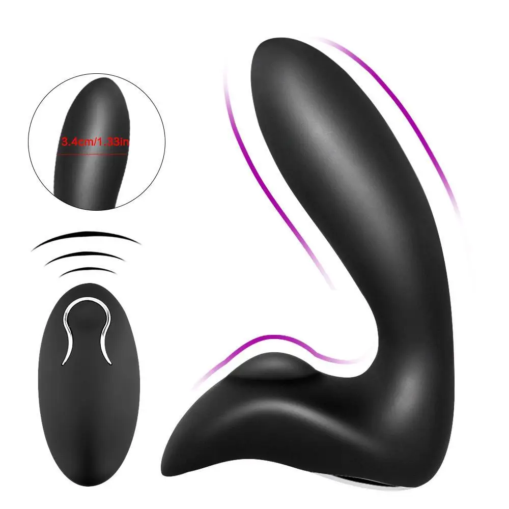Массажер простаты Анальный вибратор беспроводной пульт дистанционного