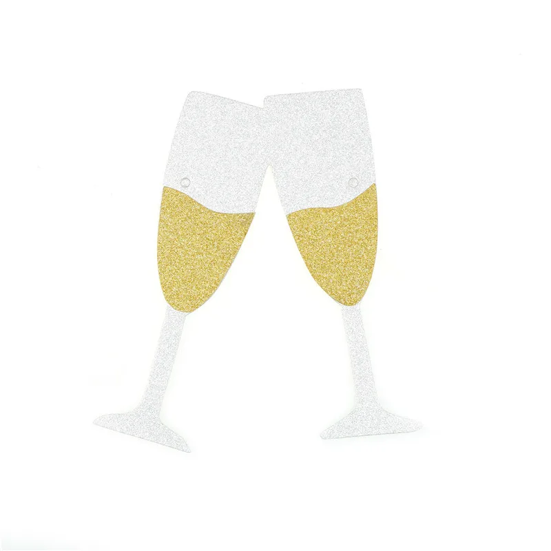 Ура суки баннер со сверкающими золотистыми для свадебной вечеринки вечерние