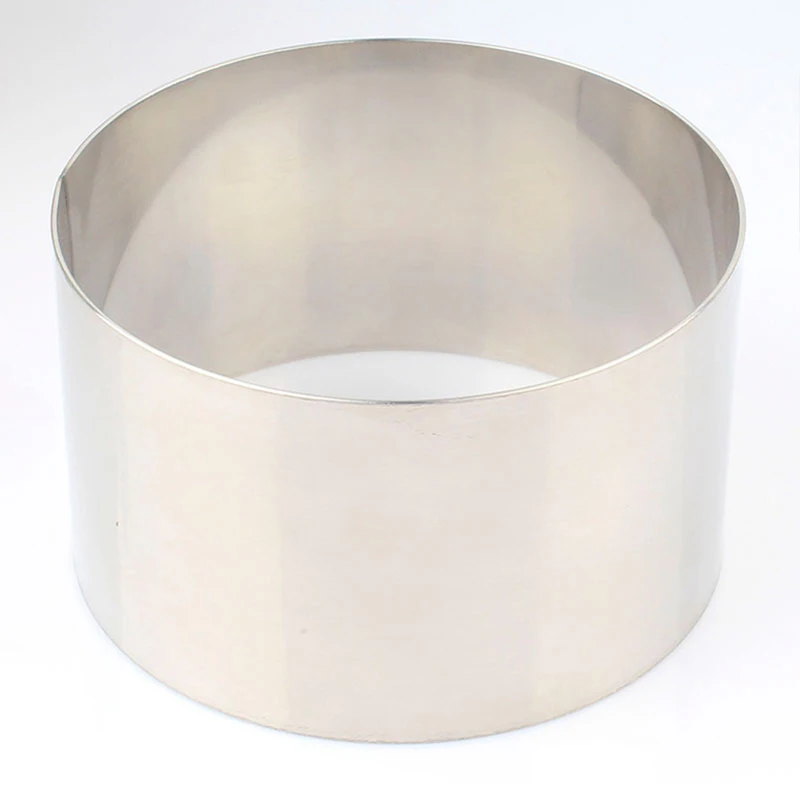 Регулируемое кольцо мусс из нержавеющей стали 3D круглые формы для торта Формы