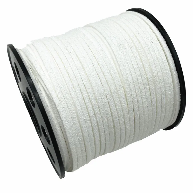 Плетеный шнур из искусственной замши 5 ярдов 3 мм корейский вельветовый кожаный