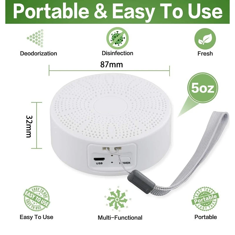 Генератор озона машина USB перезаряжаемые 3000MAh портативный очиститель
