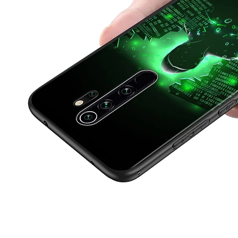 Яркий черный чехол Cool Hacker Boy для Xiaomi Redmi Note 9 9S 8T 8 7 6 5A 5 4X 4 Pro Max телефона | Мобильные