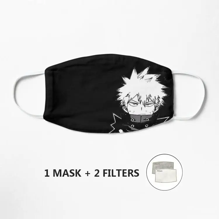 

Антибактериальная моющаяся многоразовая маска BAKUGOU, защитная удобная маска
