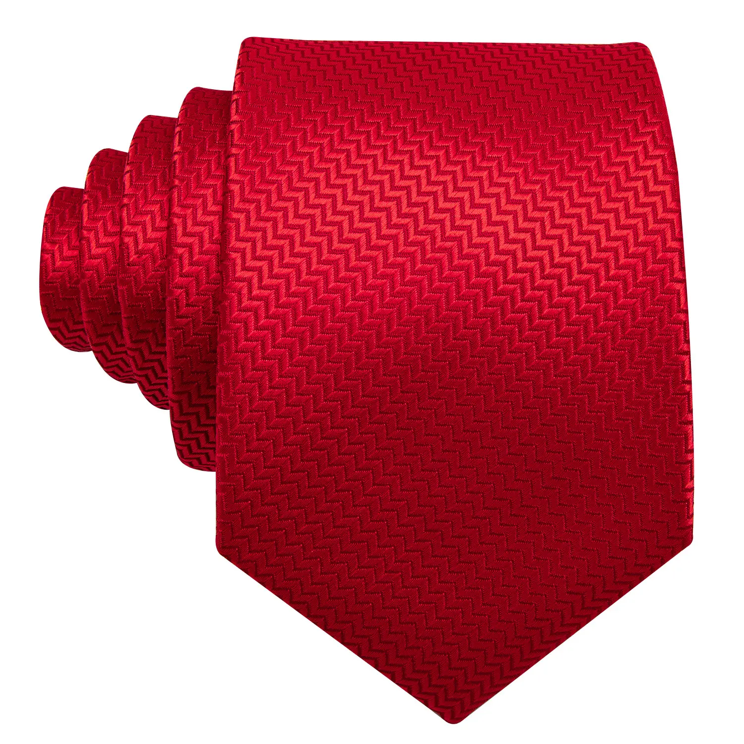 Мужской свадебный галстук красный однотонный шелковый в горошек набор Hanky
