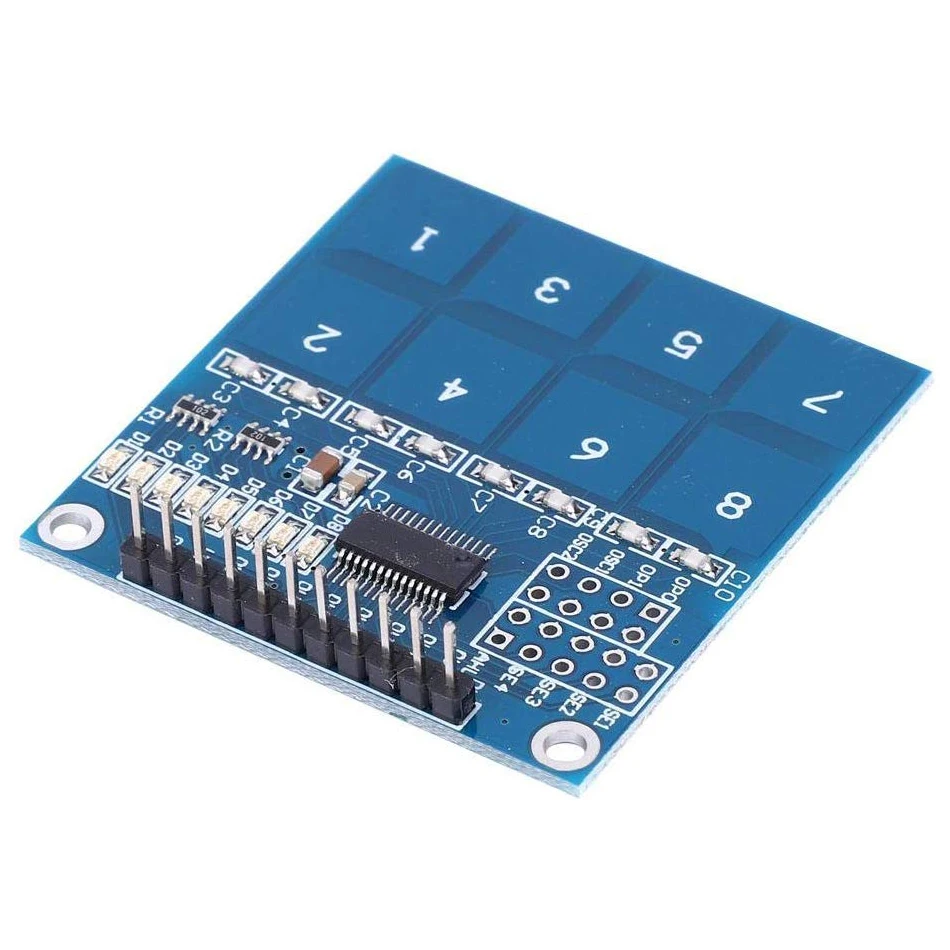 TTP226 8 канальный цифровой сенсорный модуль емкостный переключатель для Arduino