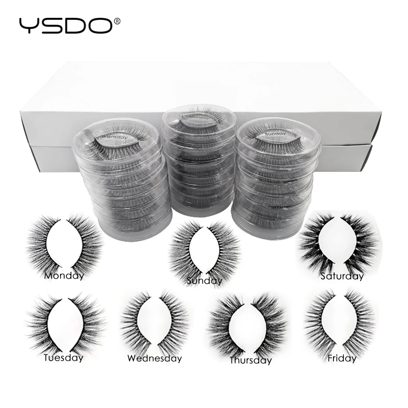 

YSDO 3d mink lashes wholesale 10/20/30/50/100 pairs natural false eyelashes wispy dramatic mink eyelashes bulk maquiagem cilios