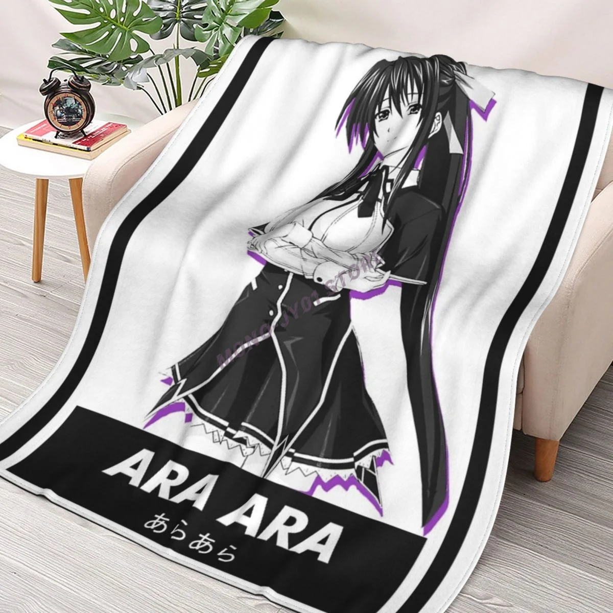 

Akeno Himejima Throw Blanket Sherpa Blanket cover Bedding soft Blankets