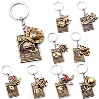 keychain metal ace law devil fruit key chain pendant key ring key holder anime car accessories chaveiro charm llaveros