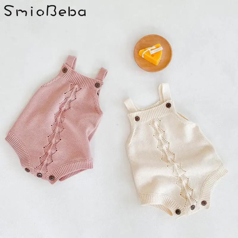 

2020 комбинезон для новорожденных мальчиков и девочек, трикотажный шерстяной комбинезон в рубчик с объемным рисунком, костюм на бедрах комби...