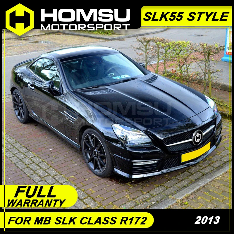 SLK55 Стиль FRP Неокрашенный корпус комплект передний задний бампер боковые юбки