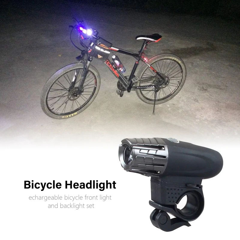Открытый Перезаряжаемые 3 часов Мощный 200 люмен яркий Велосипедный спорт спереди