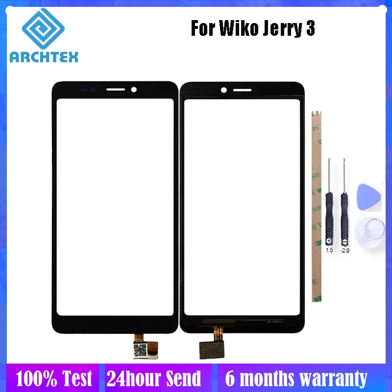 Панель сенсорного экрана для Wiko Jerry 3 идеальные запасные части стекло с датчиком