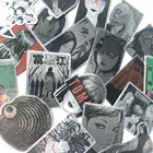 Наклейки для чемодана, ноутбука, 1021495056 шт., черно-белые, водонепроницаемые, в стиле японского аниме ужас комиксы наклейка