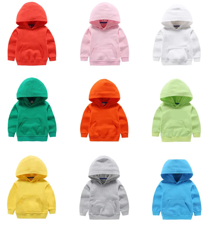 Спортивный костюм толстовка топы для маленьких мальчиков и девочек однотонные