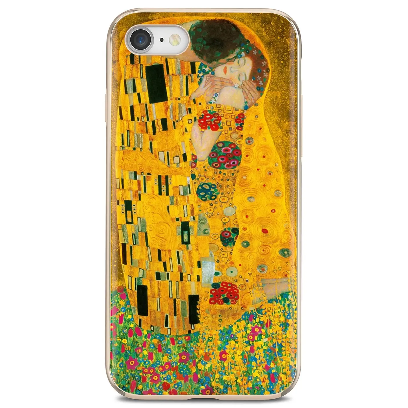 Чехол Kiss by Gustav Klimt для iPhone 11 Pro 4 4S 5 5S SE 5C 6 6S 7 8X10 XR XS Plus Max iPod Touch мягкий силиконовый