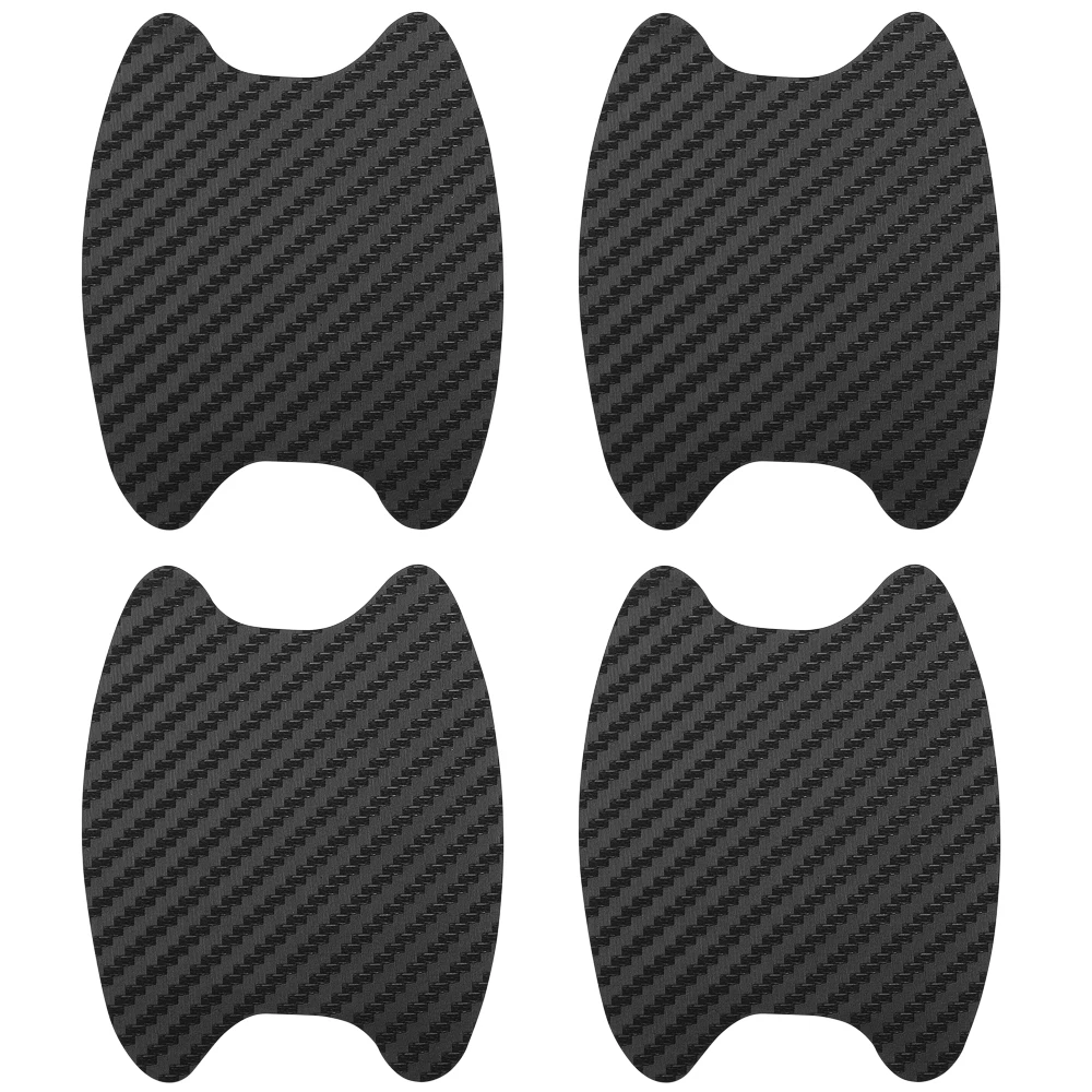 4Pcs/Set Car Handle Protection Film Exterior Carbon Fiber Sticker For TOYOTA RAV4 C-HR COROLLA CROWN REIZ PRIUS VIOS | Автомобили и