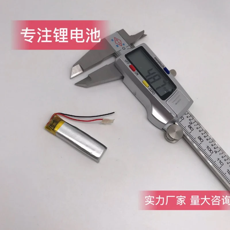 

401040 3.7v 100mAh 40mm*10mm*4mm Size Rechargeable Lithium Li-po Li-polymer Li Ion Battery Accumulator AKKU
