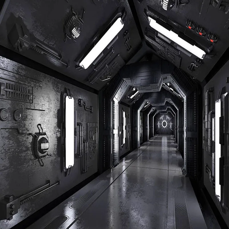 Пользовательские фотообои ретро 3D стерео туннель расширение пространства