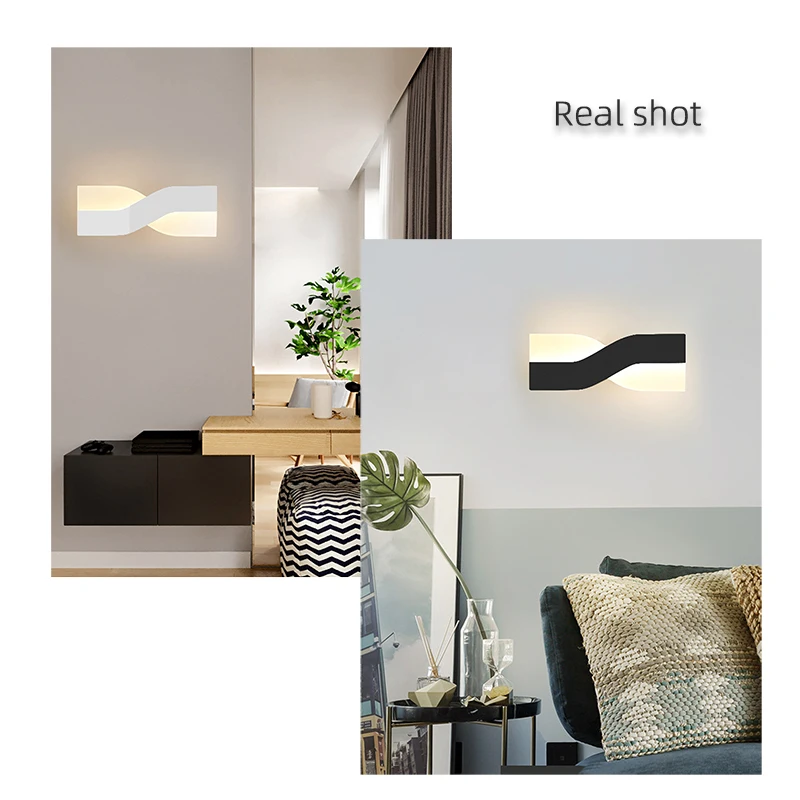 

Creative Wrought Iron-X-Shaped LED Wall Lamp Simple Bedside Lamp Study Room Rotatable LED Acrylic Wall Lights