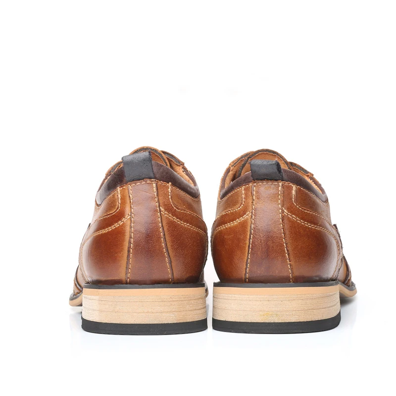 Мужские классические туфли ZFTL деловые повседневные из натуральной кожи на