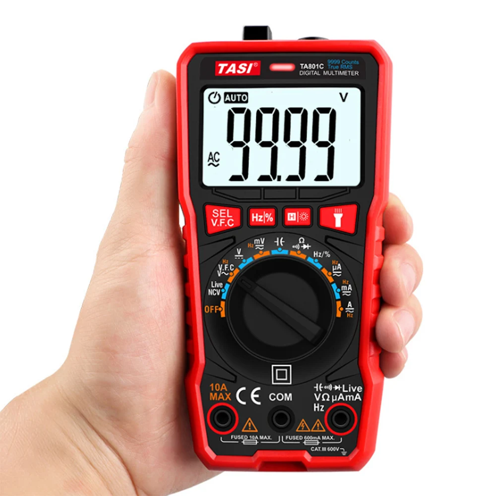 Бытовой Универсальный метр Цифровой мультиметр переменного тока амперметр 1 шт.